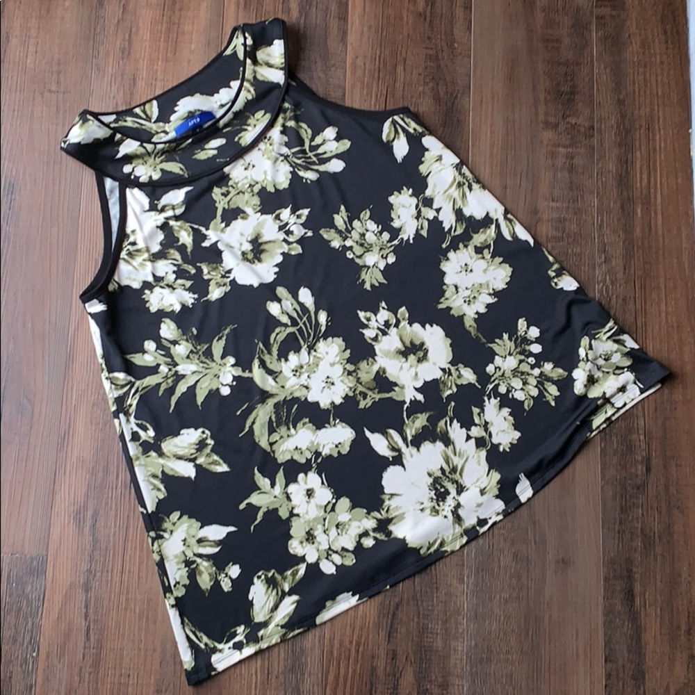 Apt 9 high neck floral tank